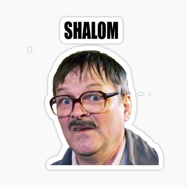 Friday Night Dinner Shalom Sticker