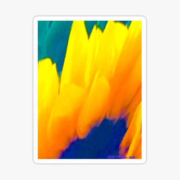 Sunflowers Gone Wild Sticker