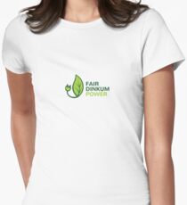 Fair Dinkum Power swag Women's Fitted T-Shirt
