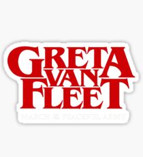 greta peaceful army van fleet tour 2019 logo pertelon Sticker