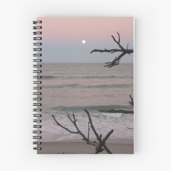 Item preview, Full moon rising through seagrape branches designed and sold by nauticalelf.