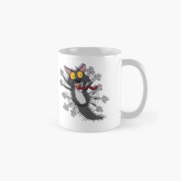 Pixel The Cowardly Cat! Classic Mug