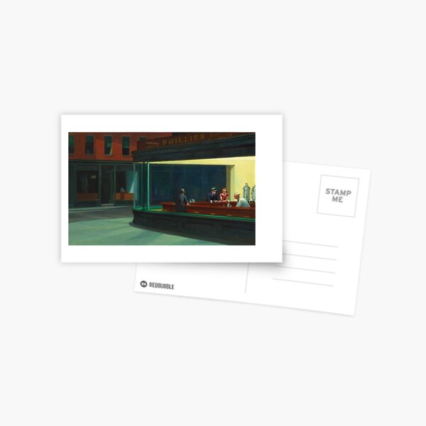 Nighthawks Edward Hopper Postcard