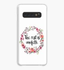 the rest is confetti Case/Skin for Samsung Galaxy