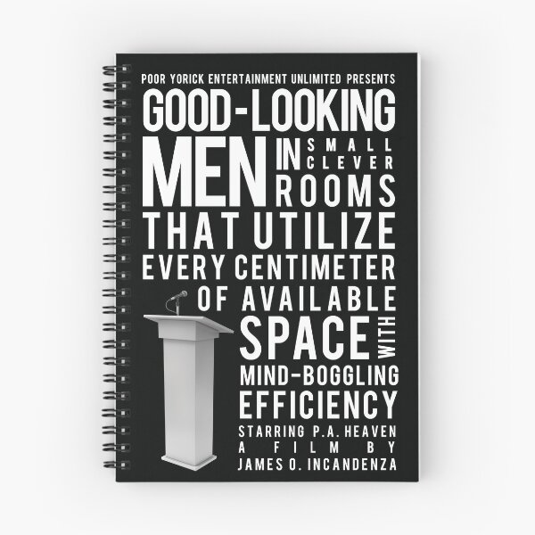 Item preview, Good-Looking Men in Small Clever Rooms That Utilize Every Centimeter of Available Space With Mind-Boggling Efficiency designed and sold by Chris Ayers.