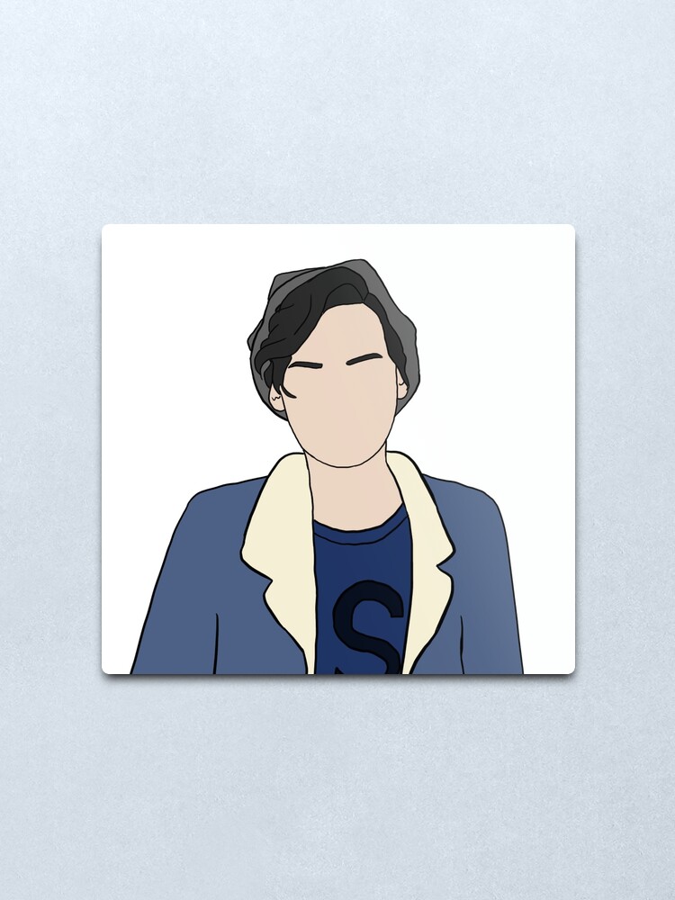 Lamina Metalica Diseno De Jughead Jones De Mayahartsart Redbubble