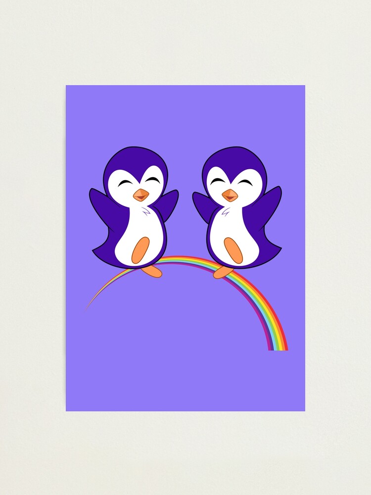 Purple Rainbow Friend | Photographic Print