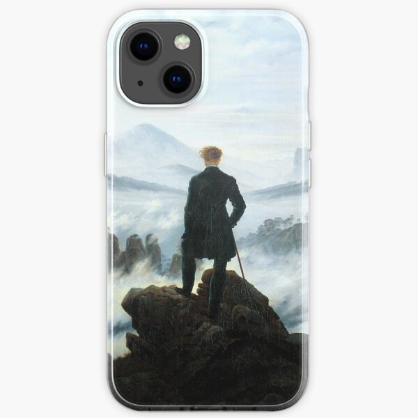 Der Reisende betrachtet ein Wolkenmeer von Caspar David Friedrich iPhone Flexible Hülle