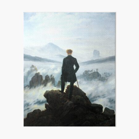 Item preview, The traveler contemplating a sea of ​​clouds by Caspar David Friedrich designed and sold by arthistory.
