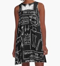 JEAN MICHEL BASQUIAT BEAT BOP ALBUM FAN ART. A-Line Dress