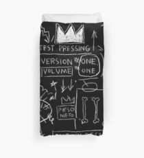 JEAN MICHEL BASQUIAT BEAT BOP ALBUM FAN ART. Duvet Cover