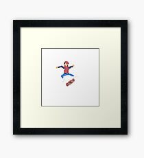Retro to the Future Framed Print