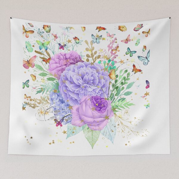 Item preview, Rosebuds and Butterflies designed and sold by purplesensation.