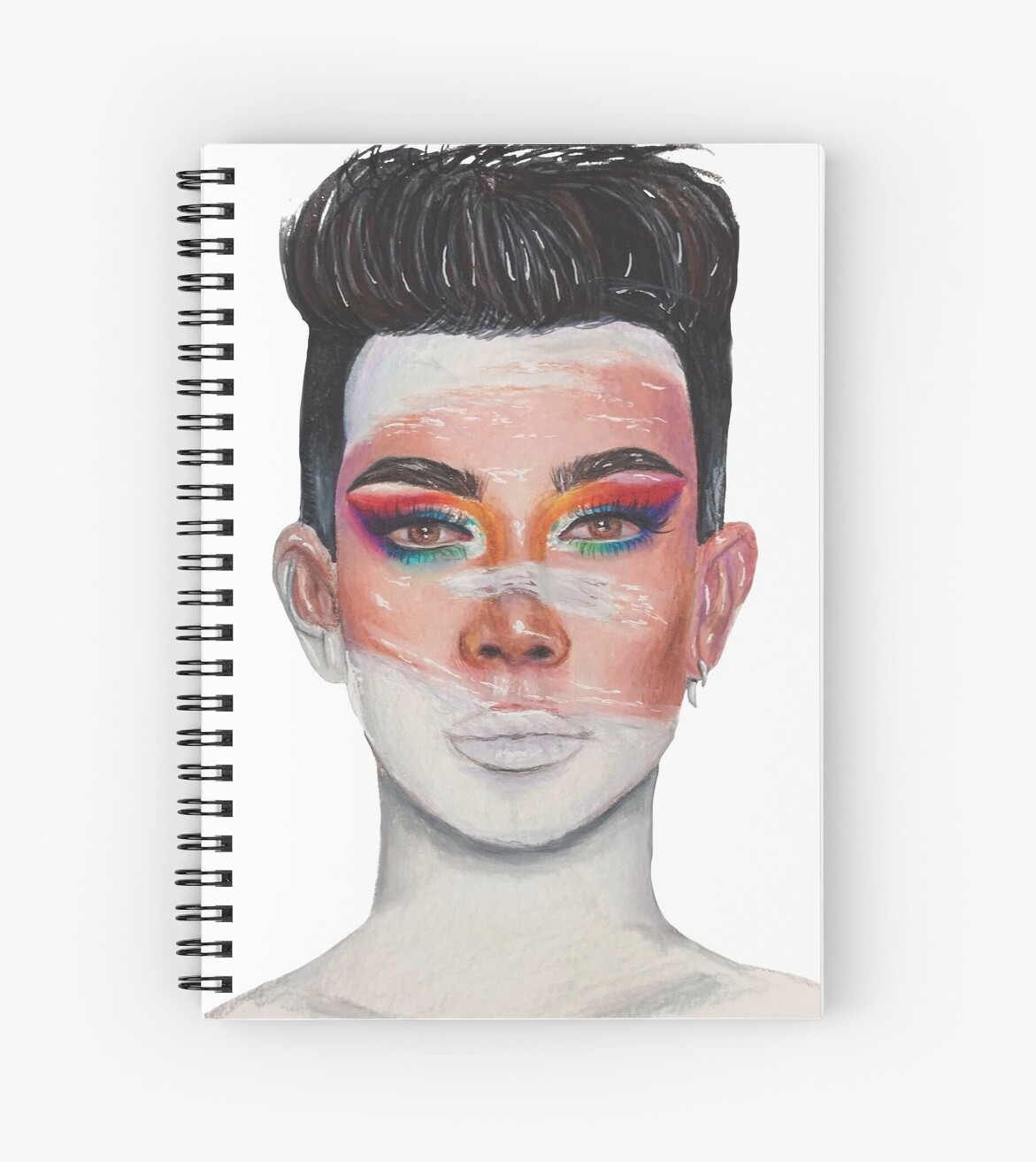 James Charles Unleash Your Inner Artist Spiral Notebooks By