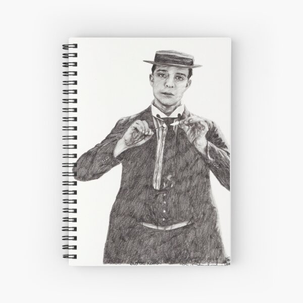 'Buster Keaton' Spiral Notebook