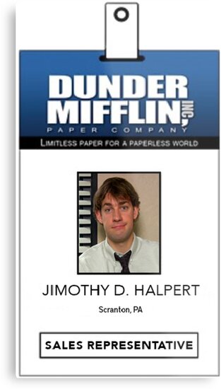Properly, In the direction of Be Affordable, Jimothy Metallic Print by means of Shayli Kipnis image about Dunder Mifflin Name Tag Printable called Effectively, Toward Be Reasonable, Jimothy Steel Print by means of Shayli Kipnis