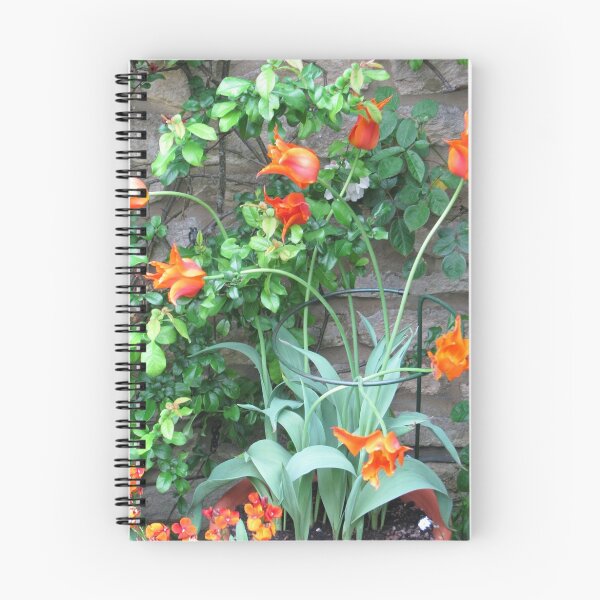Item preview, Tulips with fire flames designed and sold by Larasolnishko.