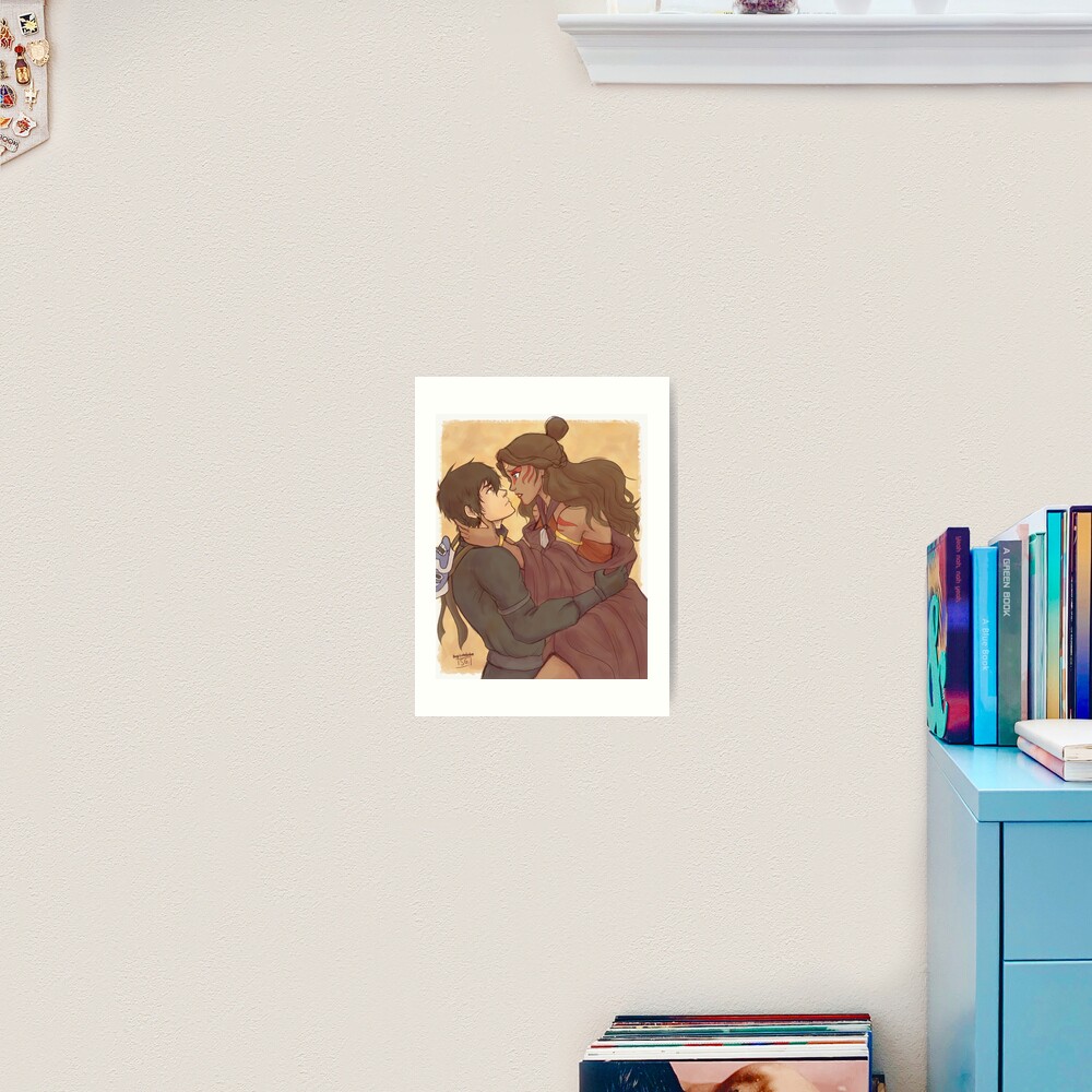 "Painted Lady x Blue Spirit Zutara" Art Print by girlinthefandom