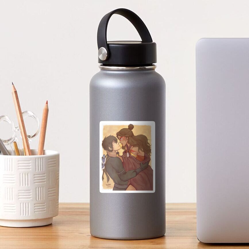 "Painted Lady x Blue Spirit Zutara" Sticker for Sale by girlinthefandom