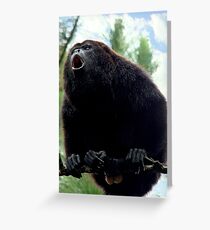 Howler Monkey Greeting Card