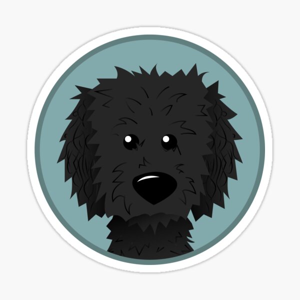 Black Doodle Sticker