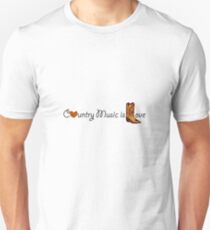 Country Music is Love Unisex T-Shirt