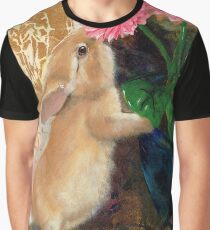 Hase Grafik T-Shirt