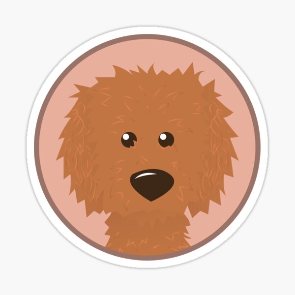 Red Doodle Sticker