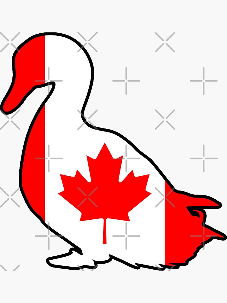 Canada Flag Canadian Goose Sticker for Sale by amos20111 Redbubble