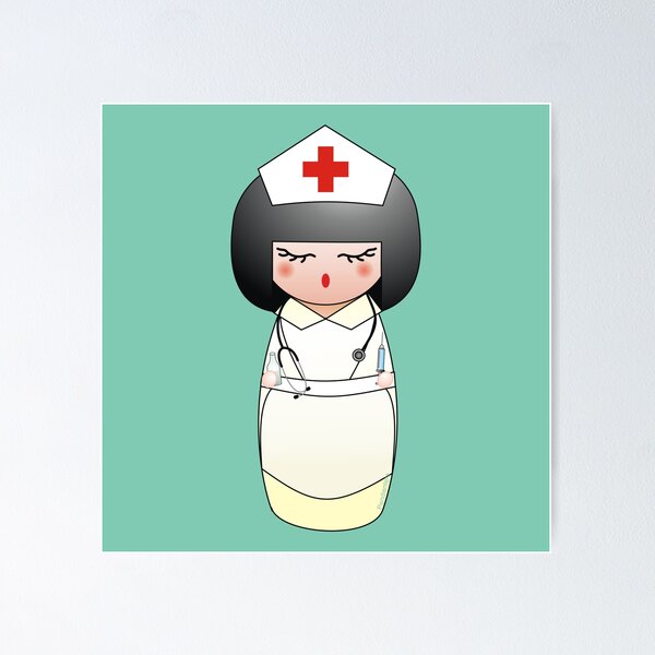 Item preview, Kokeshi Nurse designed and sold by Pendientera.