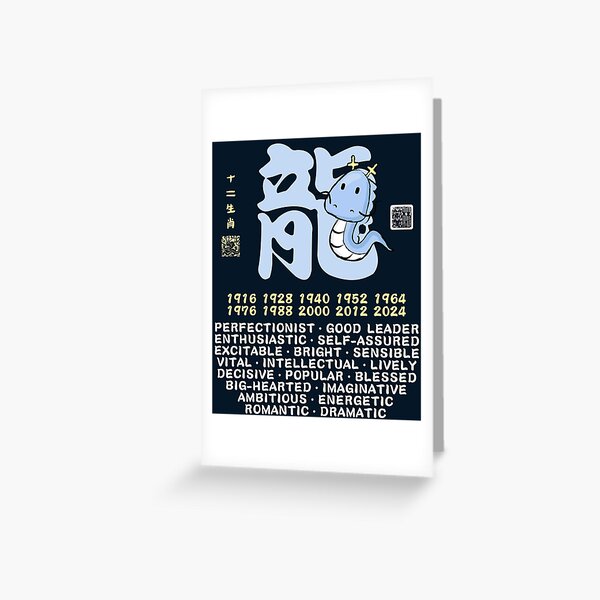 Item preview, CUTE DRAGON CHINESE ZODIAC ANIMAL PERSONALITY TRAIT designed and sold by porcodiseno.