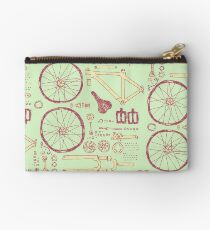 Bicycle Parts Zipper Pouch