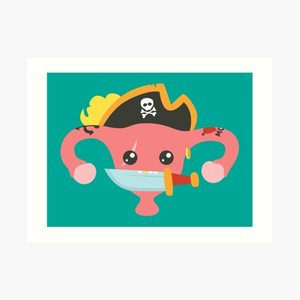 Avast, me hurties Art Print