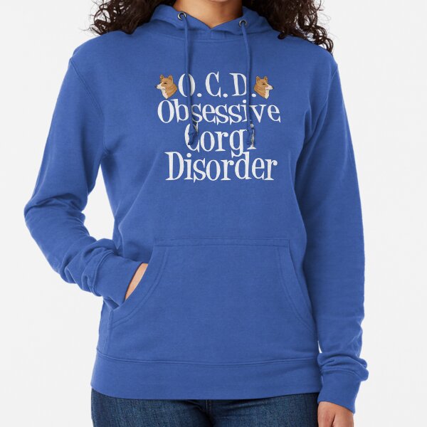 Obsessive Corgi Disorder Lightweight Hoodie
