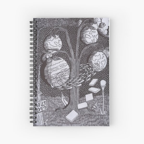 Creating Worlds Spiral Notebook