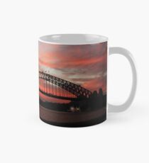 Sydney Harbour Bridge bei Sonnenuntergang, Sydney NSW Tasse (Standard)