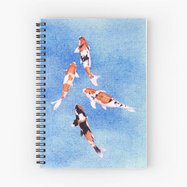 Item preview, Floating Koi Blue designed and sold by mrana.