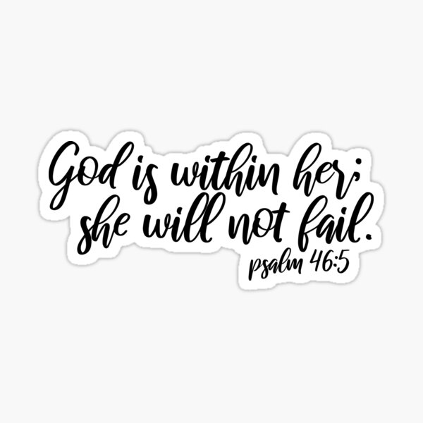 God is within her she will not fall Psalm 465  Rib tattoo Autumn tattoo  Bored at work