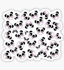 Kawaii Cute Panda Pattern Sticker