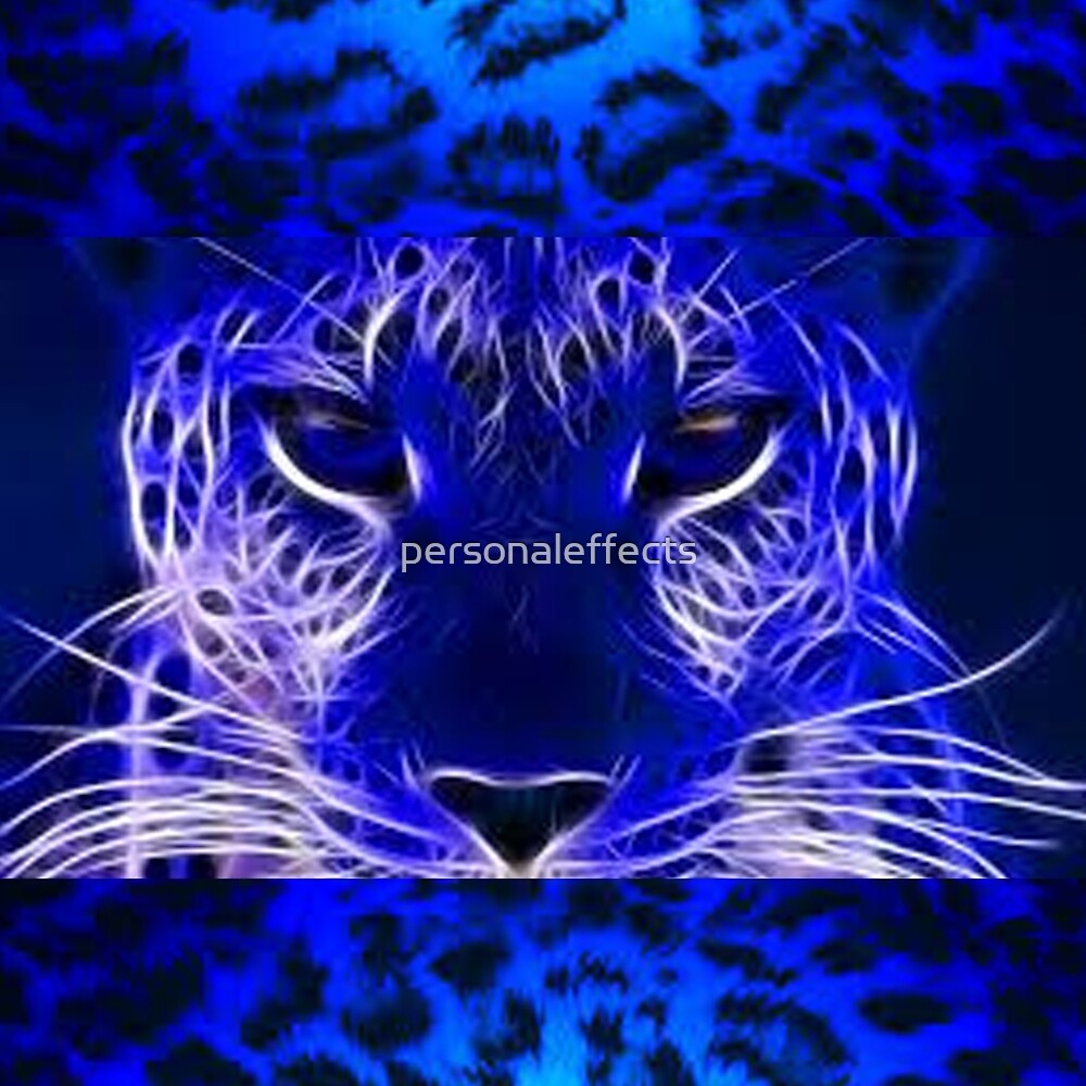&ldquo;Blue Leopard&rdquo; by personaleffects | Redbubble