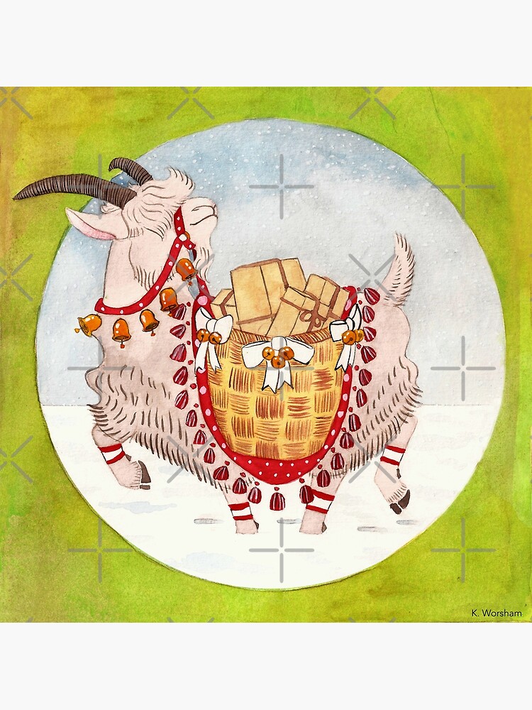 "Yule Goat" Photographic Print for Sale by KWorsham Redbubble