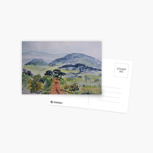 Road home. Postcard