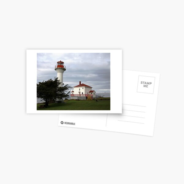 Lighthouse, Mayne Island Postcard