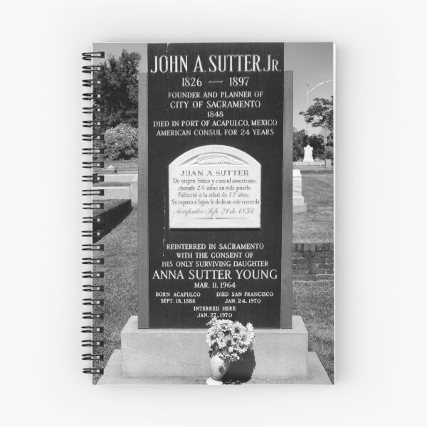 Item preview, John Sutter's grave designed and sold by Lenny La Rue, IPA.