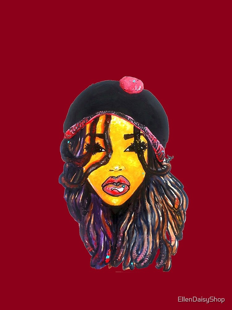 Jamaican Women Dope Dreads Locs Natural Hair Rasta Girl by EllenDaisyShop