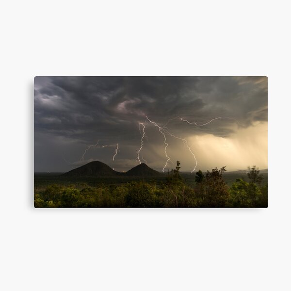 Summer Storm, Glasshouse Mountains Queensland Canvas Print