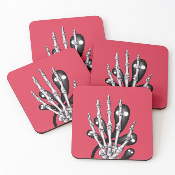 Item preview, Skeleton hand with ghosts designed and sold by Boriana Giormova.