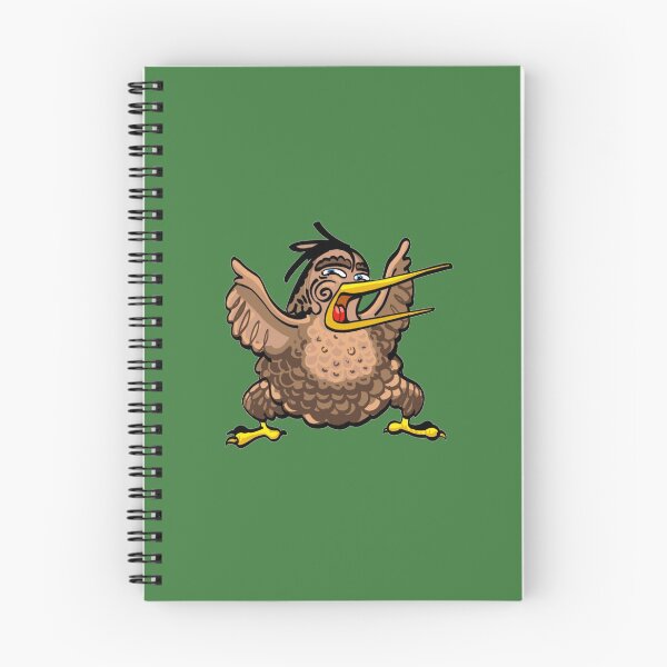 Item preview, Cartoon New Zealand Kiwi Bird doing a Maori Haka designed and sold by headpossum.