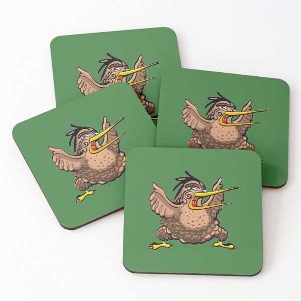 Item preview, Cartoon New Zealand Kiwi Bird doing a Maori Haka designed and sold by headpossum.