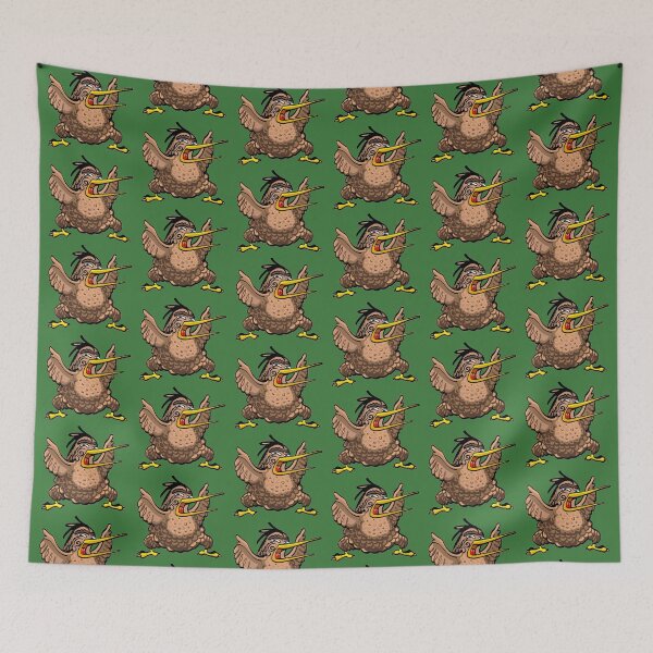 Item preview, Cartoon New Zealand Kiwi Bird doing a Maori Haka designed and sold by headpossum.